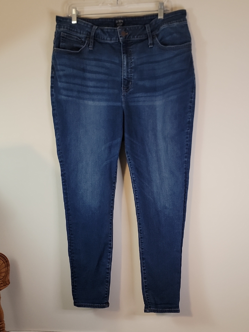 J. Crew Dark Blue Stretch High-Rise Women’s Jeans